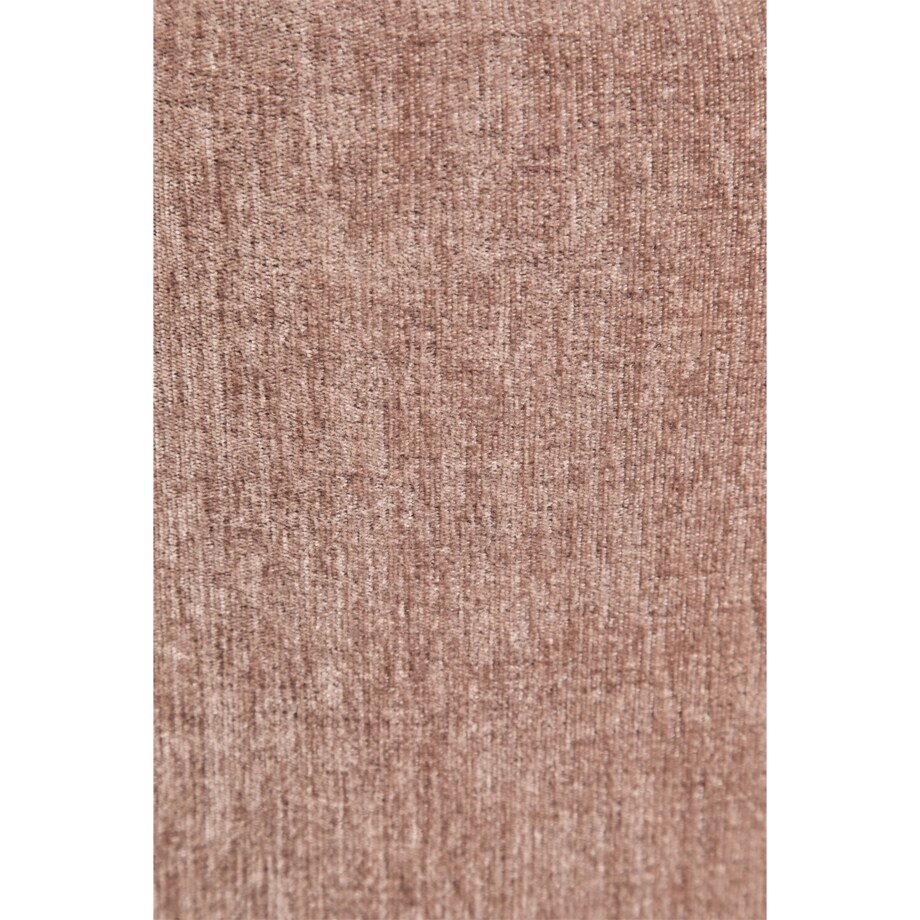 Krzesło szenilowe z podłokietnikami, herbaciany róż, ciemne nóżki, Burnia