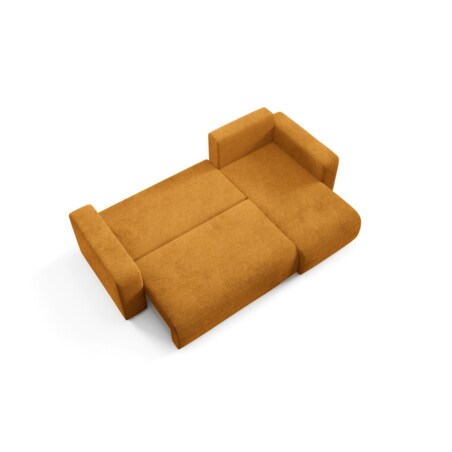 Narożnik EVORA L z pojemnikiem tkanina miękki plusz Kolor: Onega 19