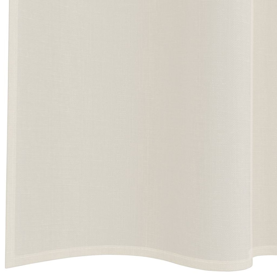 vidaXL Zasłony woalowe z kieszeniami na drążek 2 szt. Kremowe