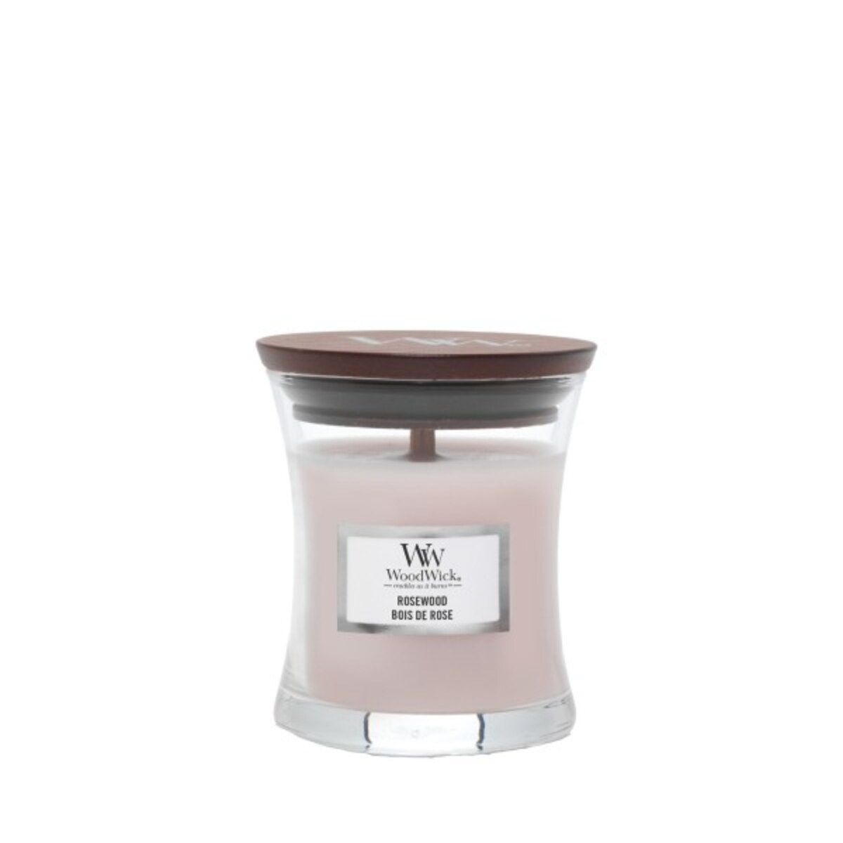 WoodWick świeca mała ROSEWOOD