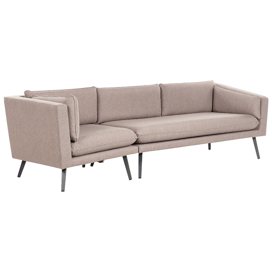 Sofa ogrodowa dla 3 osób LORETELLO Lewostronny Beżowy