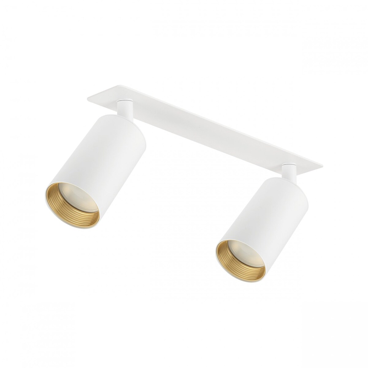 Podtynkowa lampa spot podwójna AMIS WHITE 10811 TK Lighting GU10 biała złote detale