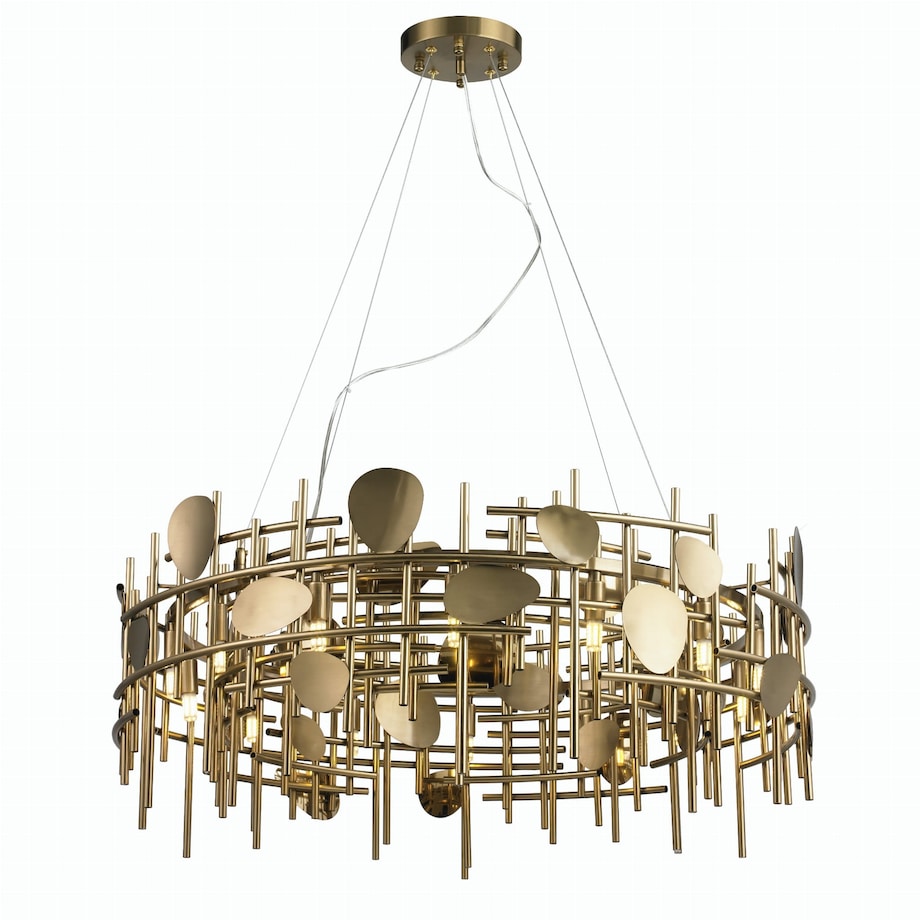 Lampa wisząca złota Plaquita 60 m