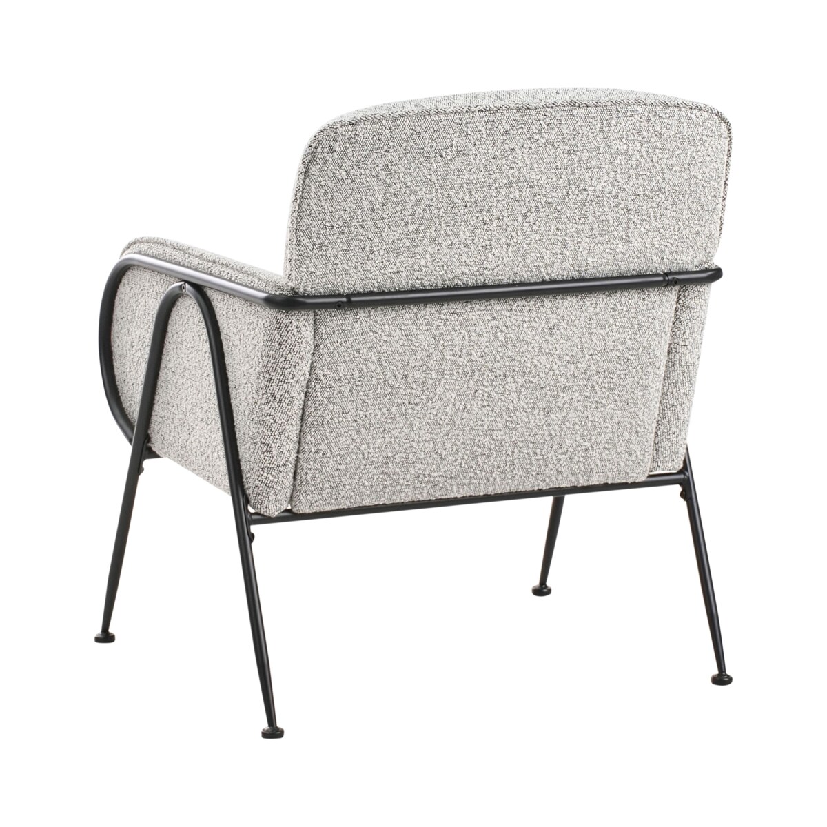 Fotel TRYSNES Czarny/ biały