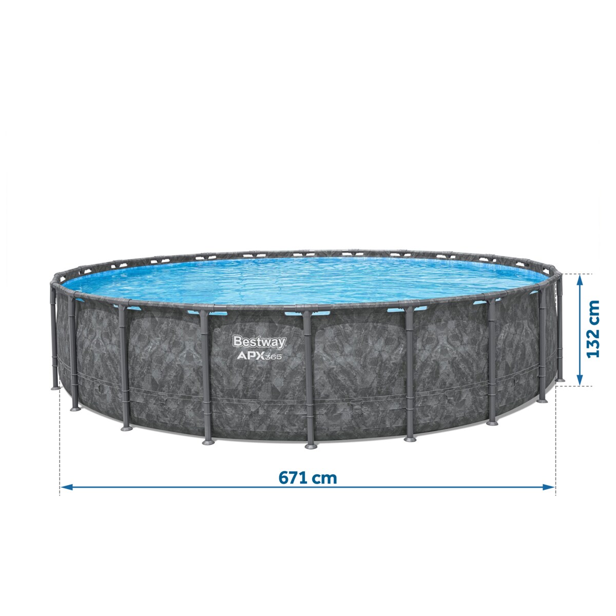 Basen stelażowy ogrodowy 671x132cm Bestway 561JZ