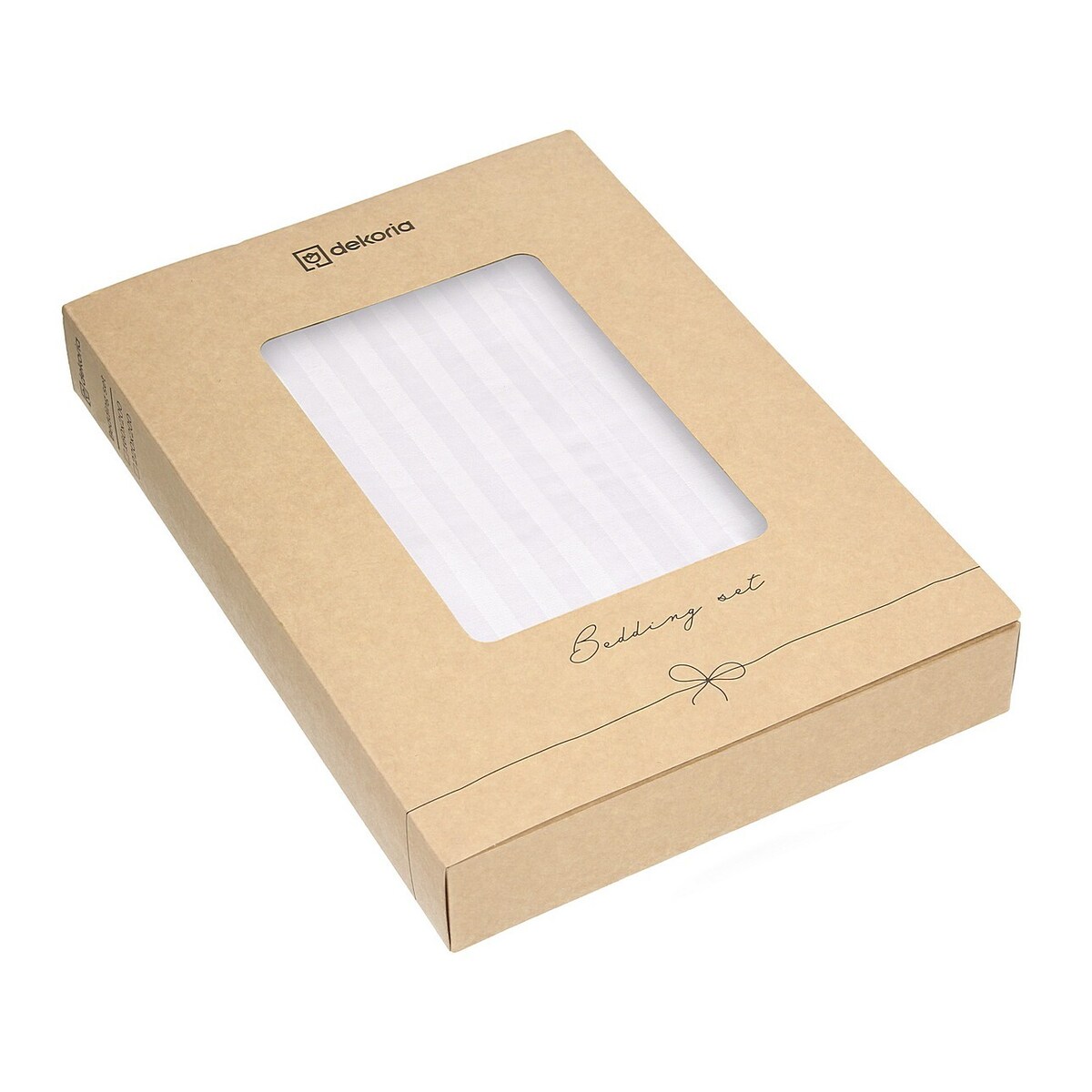 Pościel z satyny żakardowej Pure Snow 220x200 cm, 220x200 cm