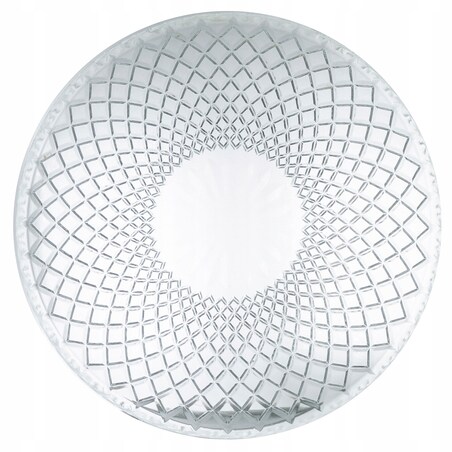 PATERA SZKLANA retro przezroczysta śr. 32cm