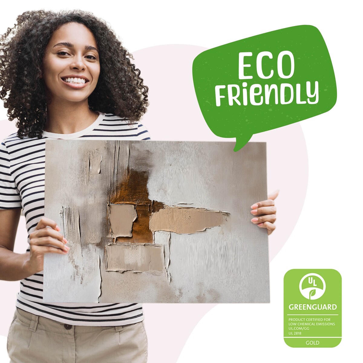 Obraz Canvas Do Salonu Abstrakcja Sztuka Współczesna Imitacja Farby 70x50cm