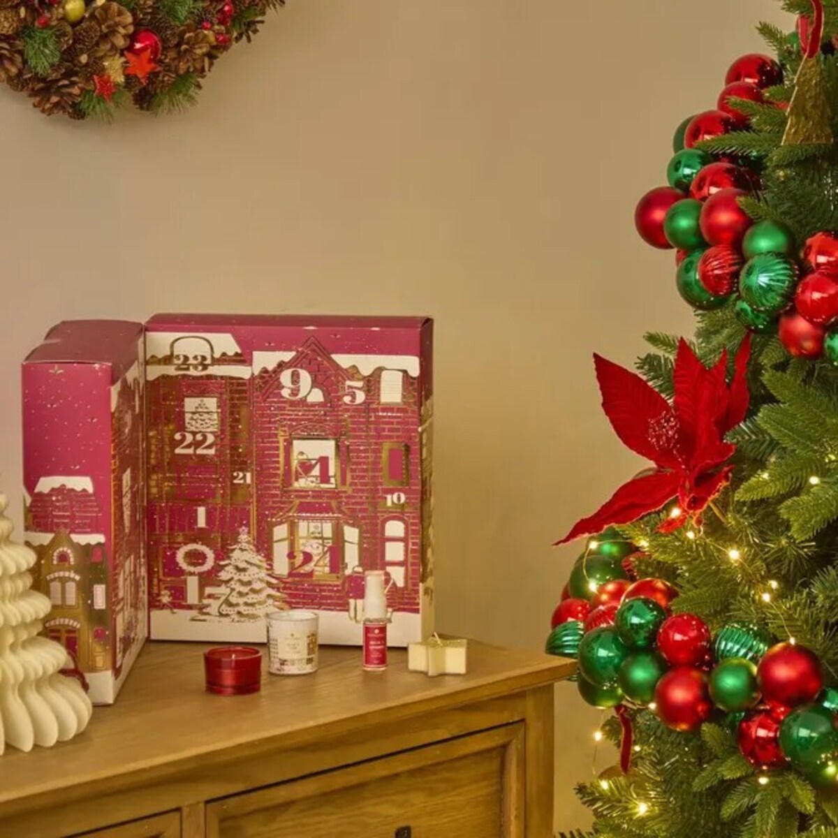 Kalendarz adwentowy ze świecami Tea Time Noël