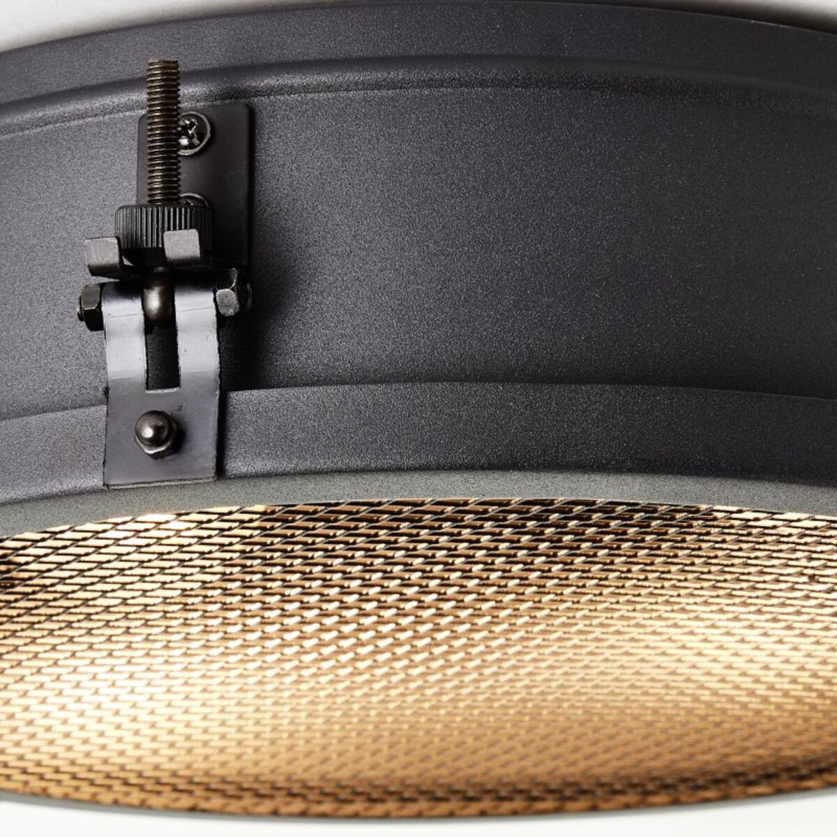 Marynistyczny plafon Zois HK19237S76 Brilliant metalowy czarny