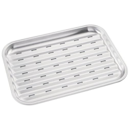 Tacka do grillowania, wielokrotnego użytku, 34x24x2cm, stal nierdzewna, KINGHOFF