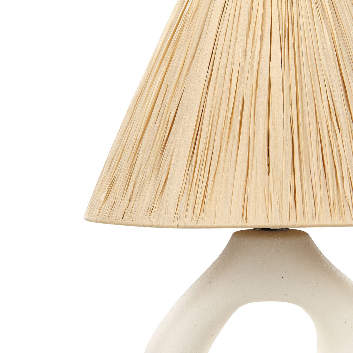 Lampa stołowa BARBAS Ceramika Naturalny