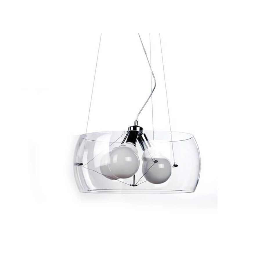 Wisząca lampa przezroczysta Cosmo nowoczesna salonowa