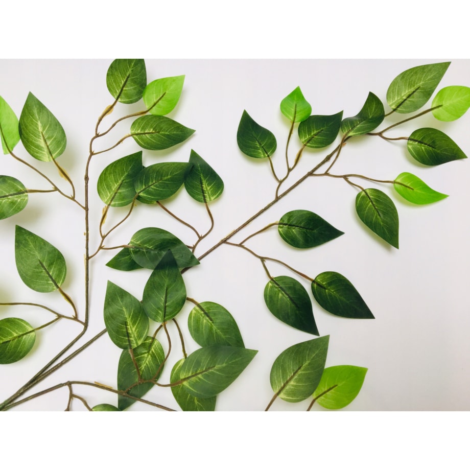 GAŁĄZKA FIKUS do stroiki bukiety dodatek LIŚĆ GUMOWANE DROBNE listki święta