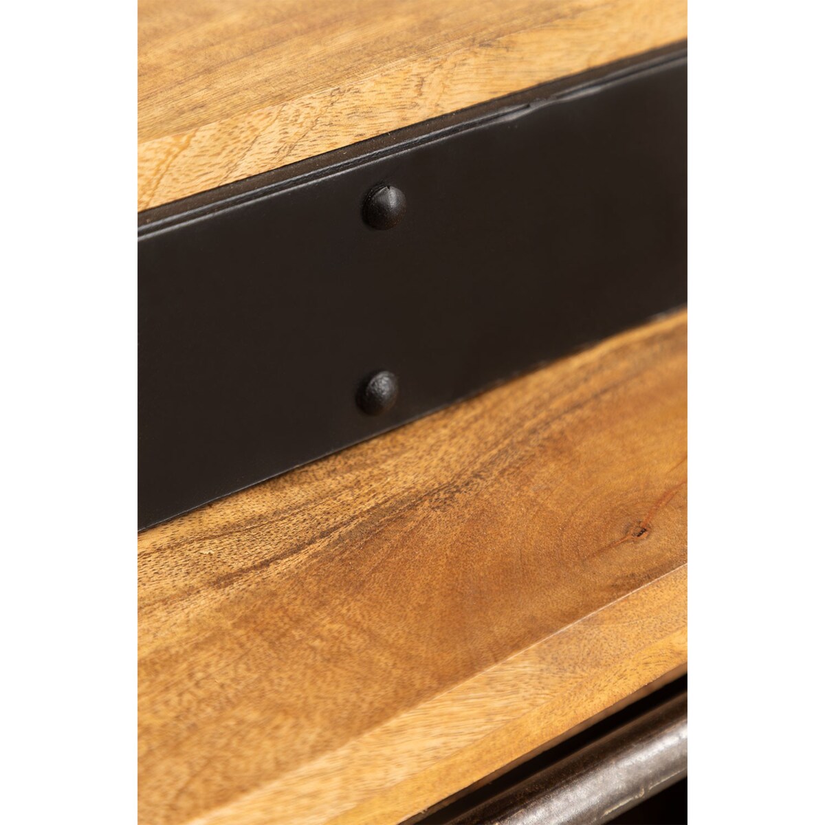 Regał z drabiną drewno mango Elei