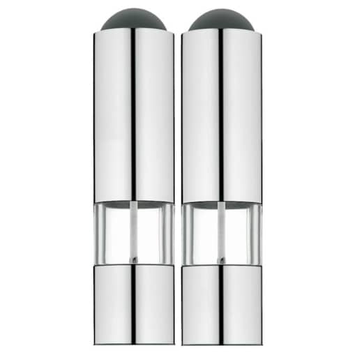 Zestaw 2 elektrycznych młynków do soli i pieprzu z podświetleniem, WMF