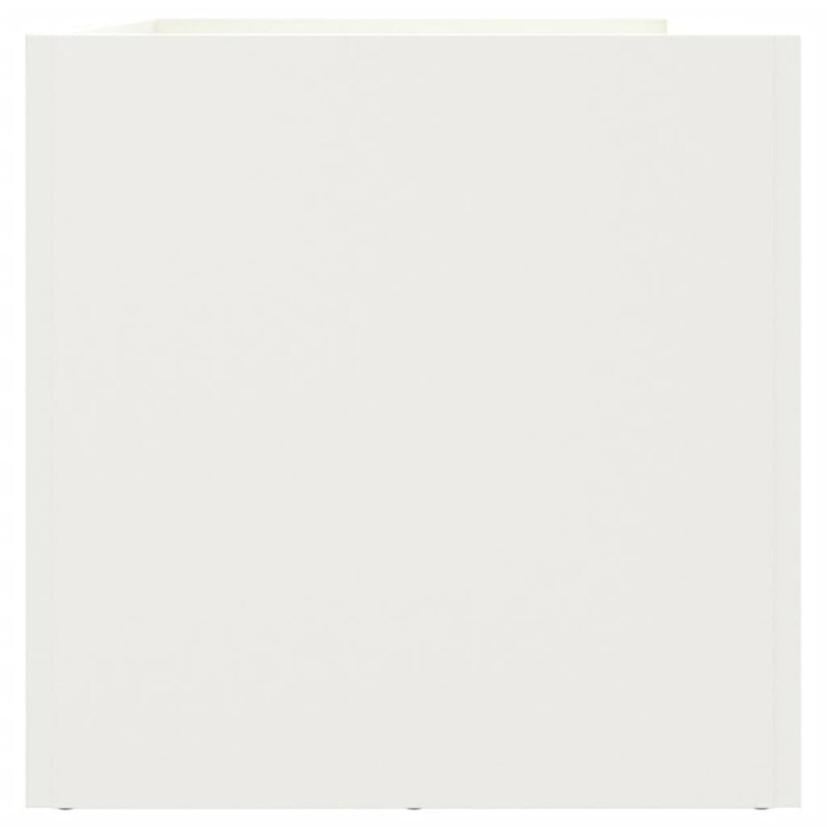 vidaXL Donica, biała, 62x30x29 cm, stal