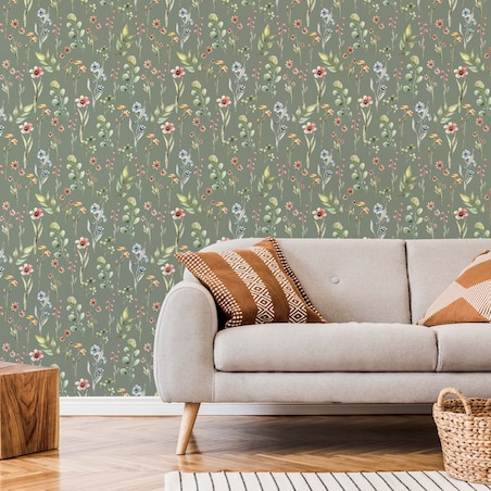 Tapeta Wiosenne KWIATY Polne Rośliny