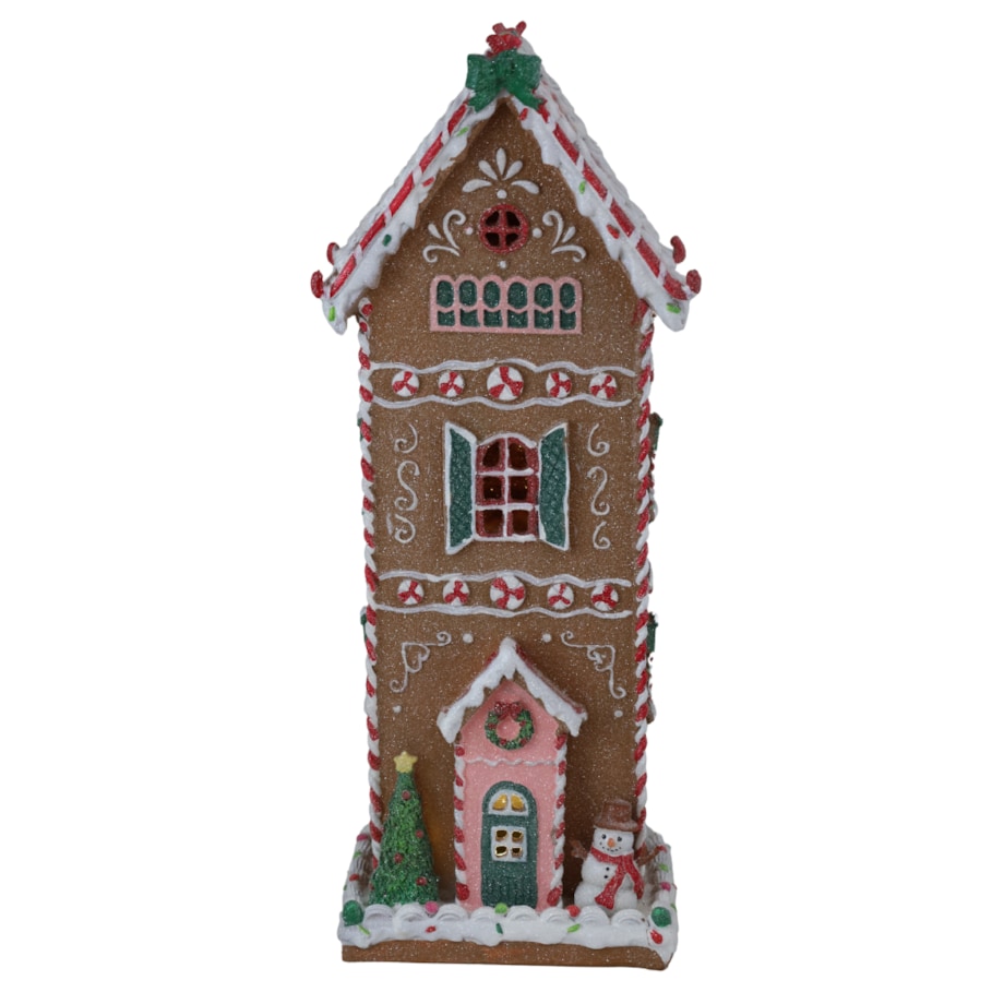 Domek z piernika wysoki 39x16,5x13,5 cm LED