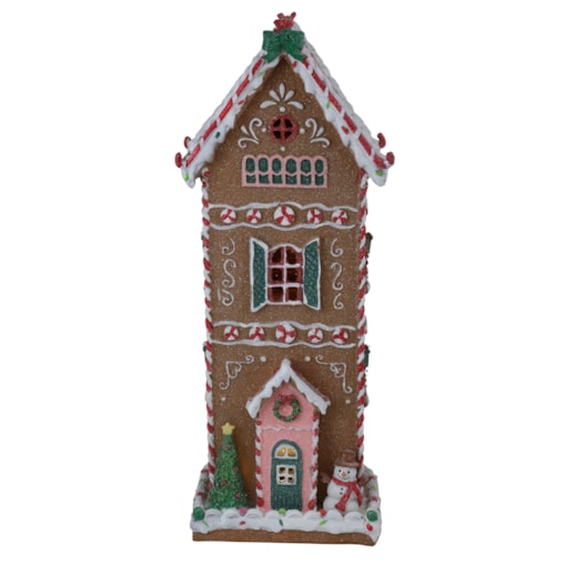 Domek z piernika wysoki 39x16,5x13,5 cm LED