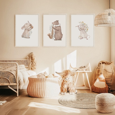 3 x plakat dla dzieci | zestaw 2 30x40