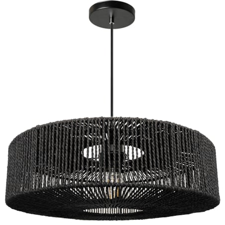 Lampa Wisząca Boho APP1484-1CP Czarna