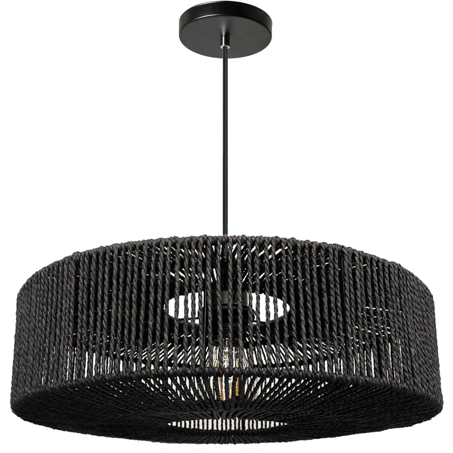 Lampa Wisząca Boho APP1484-1CP Czarna