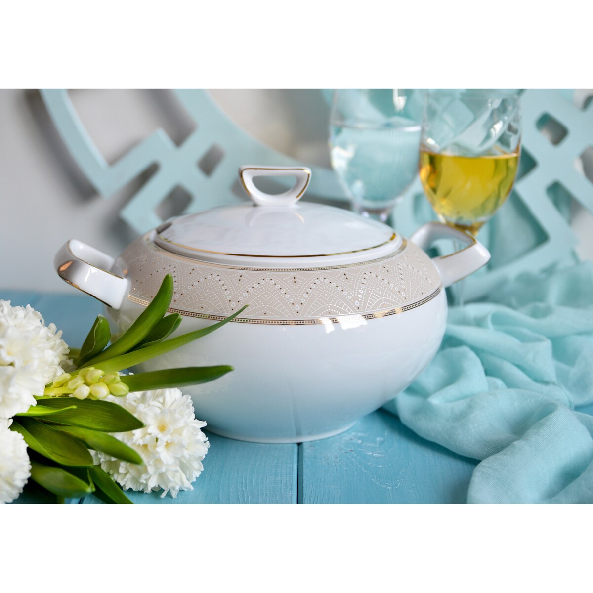 Waza 3000 ml Yvonne Lea Złota G620