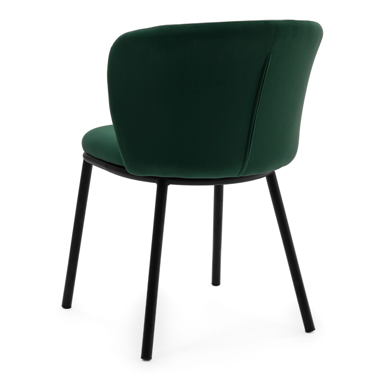 KRZESŁO TAPICEROWANE WELUROWE DO SALONU JADALNI GLAMOUR ZIELONE BARI