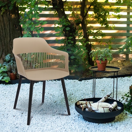 Krzesło Do Jadalni Kuchni Salonu Cornido Beżowe