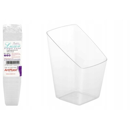 POJEMNIK PUCHAREK 24x 50 ml na desery bankietówki przekąski galaretka LODY