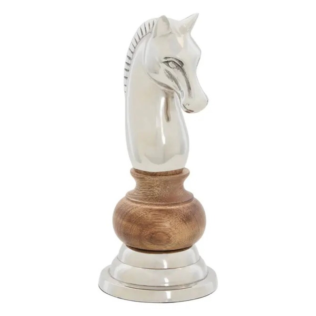 Figura szachowa, mango i aluminium, Johan, wys. 25 cm