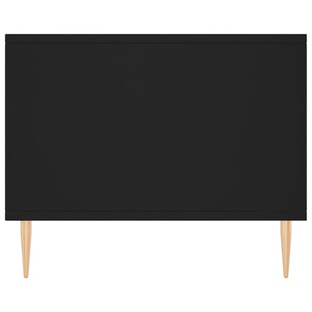 vidaXL Stolik kawowy, czarny, 90x50x40 cm, materiał drewnopochodny