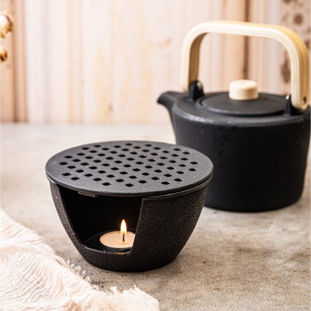 Podgrzewacz żeliwny do zaparzaczy dzbanków KINGHOFF