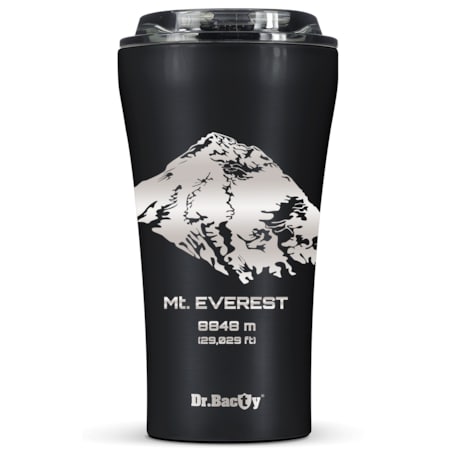Kubek termiczny na kawę Dr.Bacty Apollo 2.0 - 360 ml - Mt. Everest - Black Matt