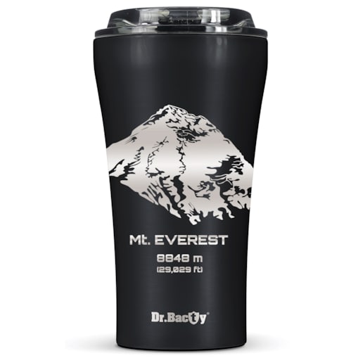 Kubek termiczny na kawę Dr.Bacty Apollo 2.0 - 360 ml - Mt. Everest - Black Matt
