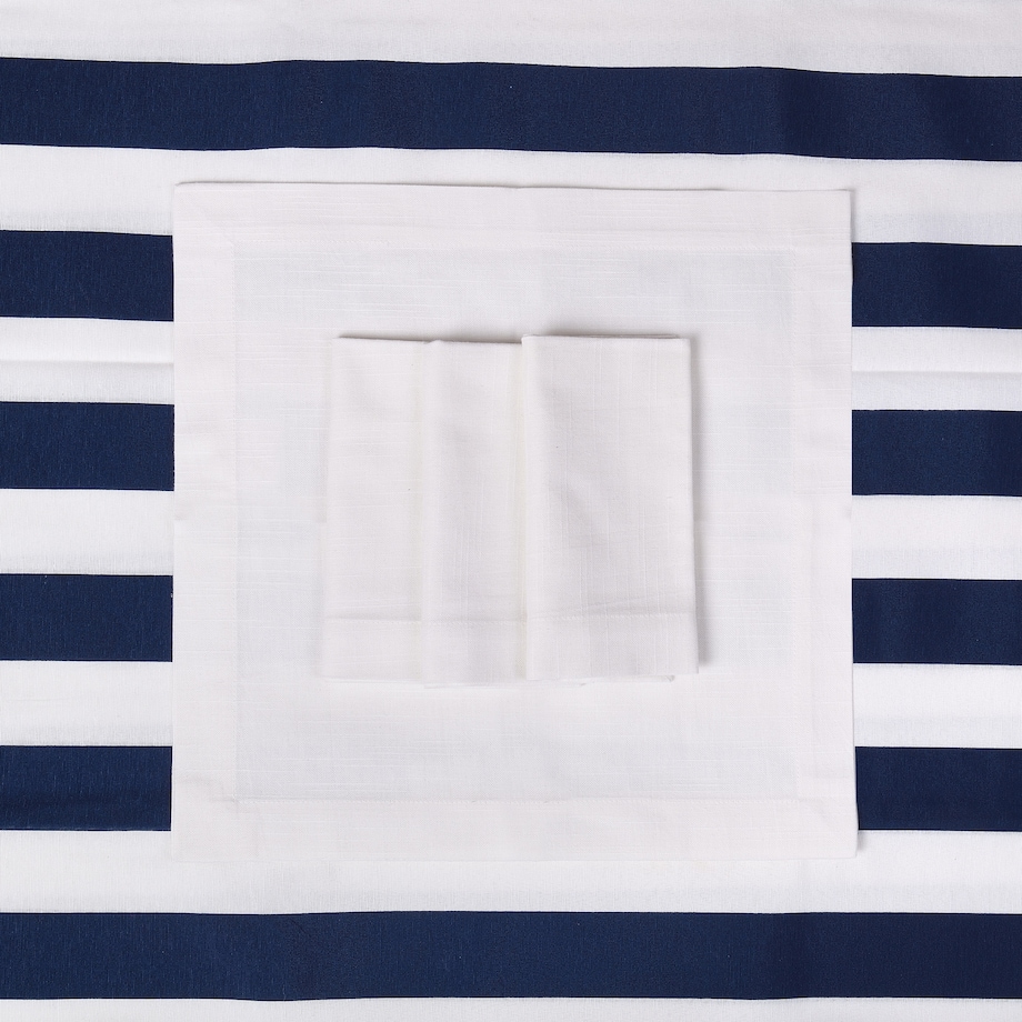 Serwetki Classic White Panama – 40 × 40 cm – komplet 6 szt.