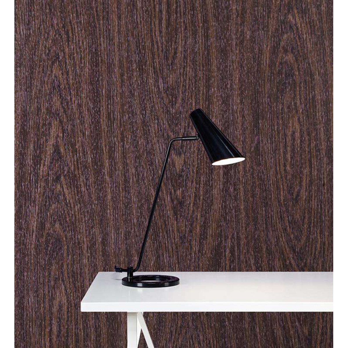 Stojąca LAMPKA biurkowa CAL 106781 Markslojd metalowa LAMPA stołowa czarna