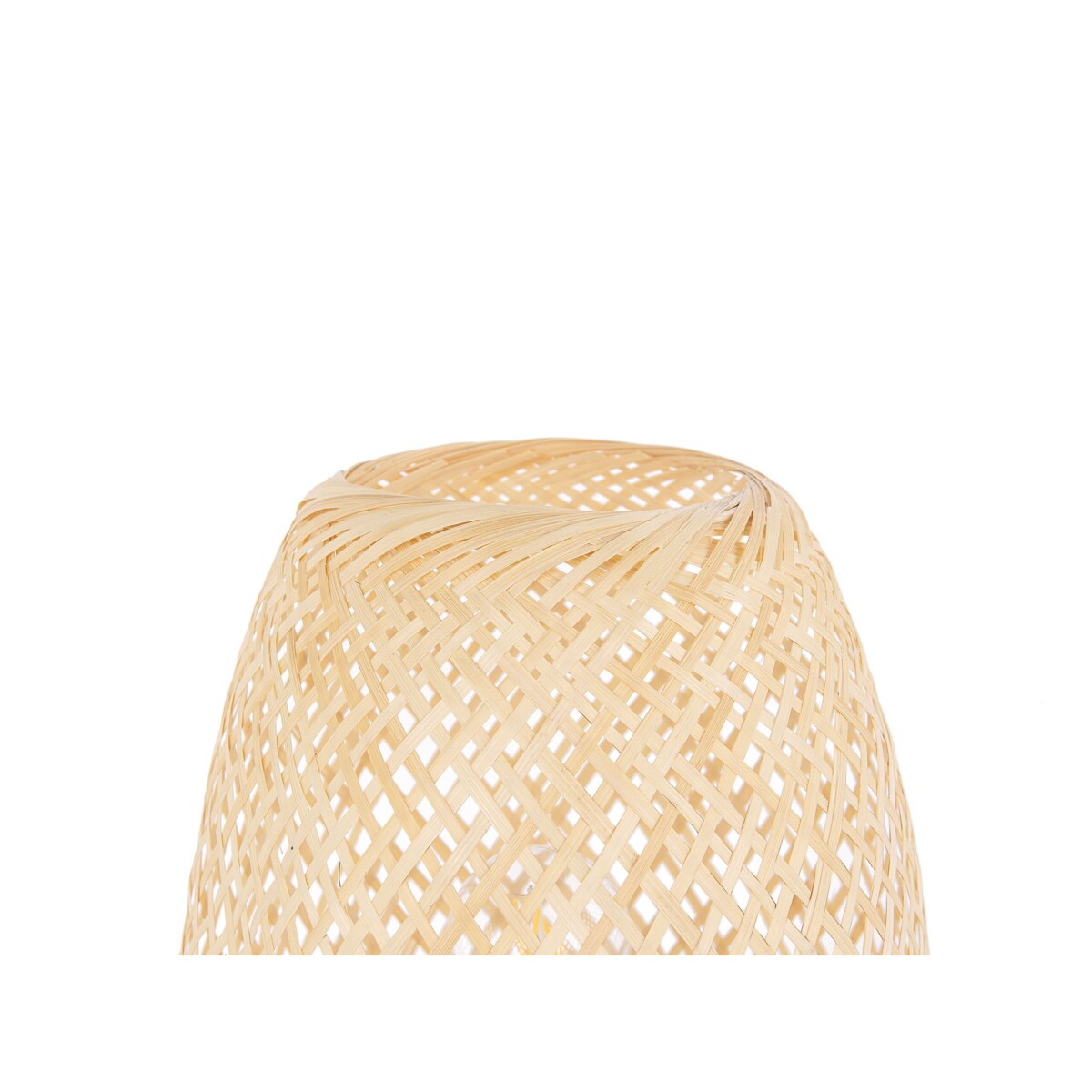 Lampa stołowa bambusowa jasne drewno BOMU