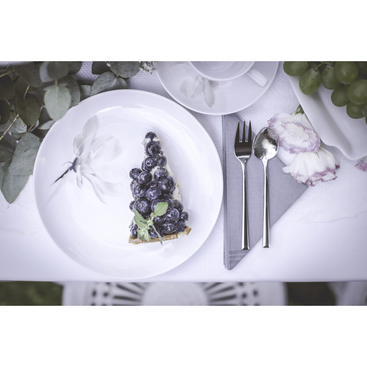 Zestaw talerzy dla 6 osób 18 el. Boss Magnolia LMAG (6474)