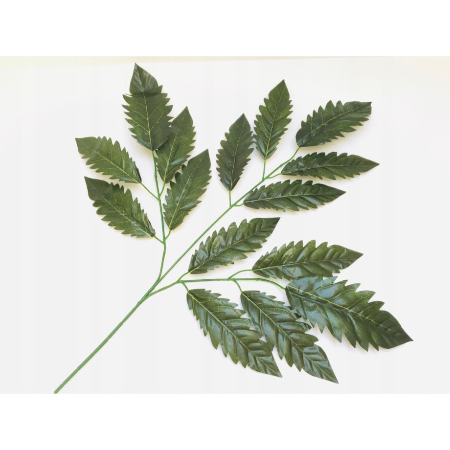 DUŻE LIŚCIE DO stroika wiązanki gałązka zielona łodyga dodatek podkład grób