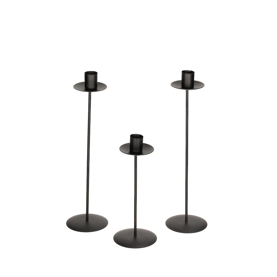 Komplet świeczników Methody 3szt., 8 x 8 x 30 cm