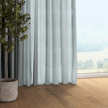 Zasłona na taśmie marszczącej 1 szt. 130x260 szałwiowy