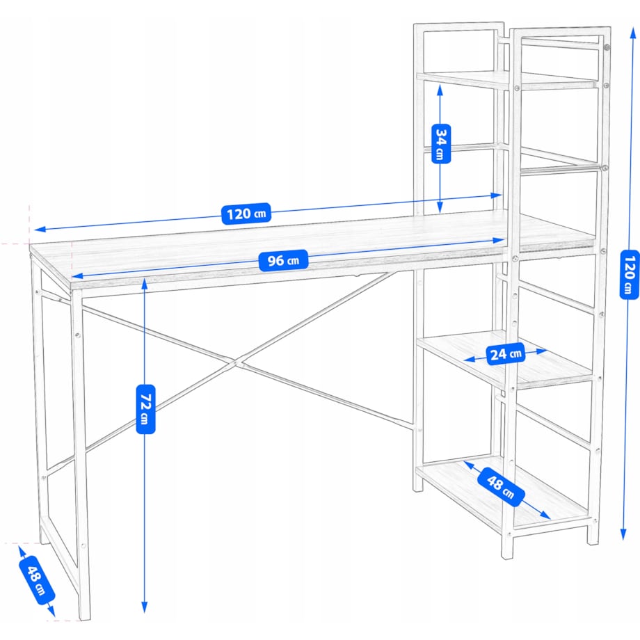 BIURKO ELEGANCKIE rogowe do gabinetu biura NOWOCZESNE DUŻE komputerowe