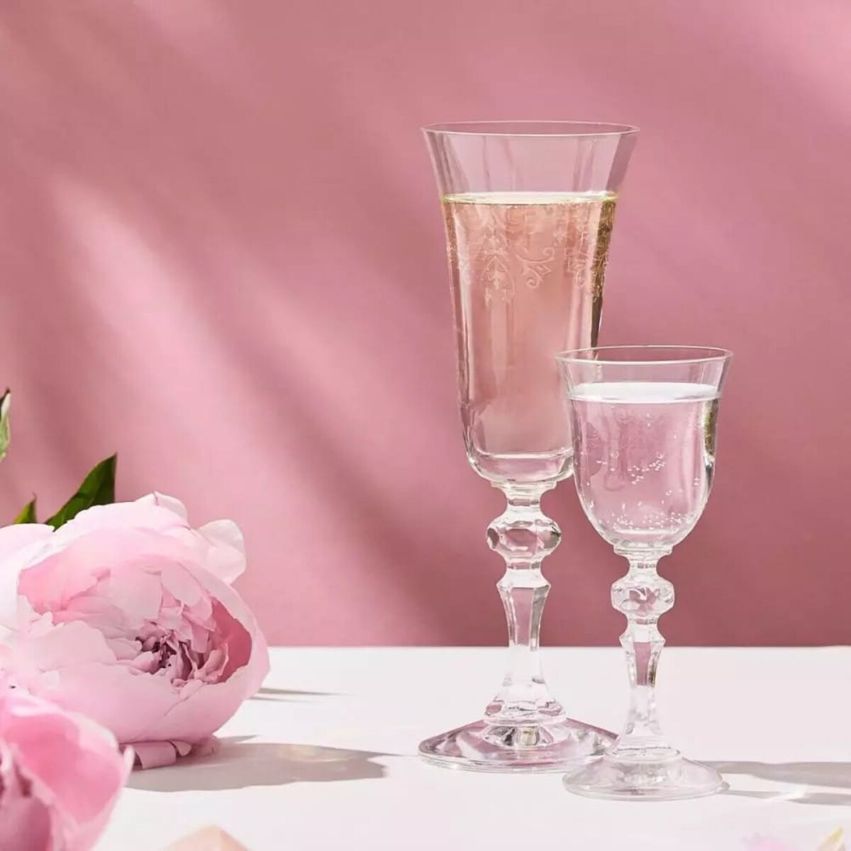 Kieliszki do Wódki Nalewki Likieru Krista Deco 50 ml Krosno na Nóżce Zestaw