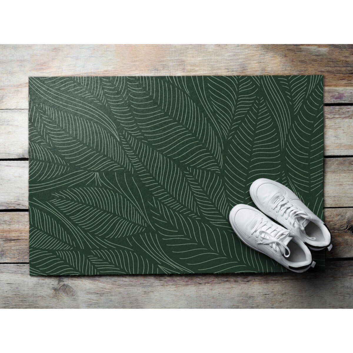 Wycieraczka zewnętrzna Roślinny wzór 90x60cm