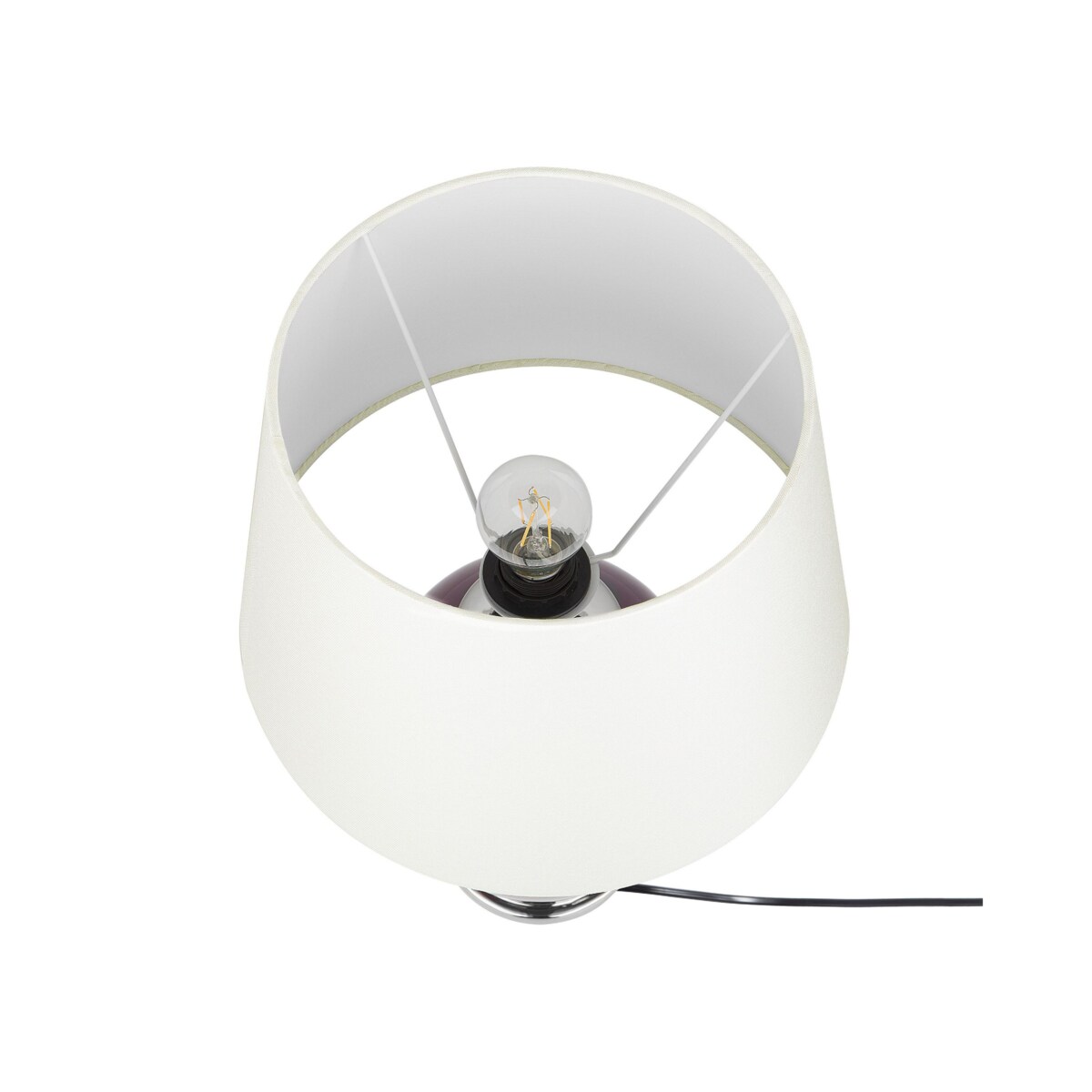 Lampka nocna ceramiczna fioletowa BRENTA