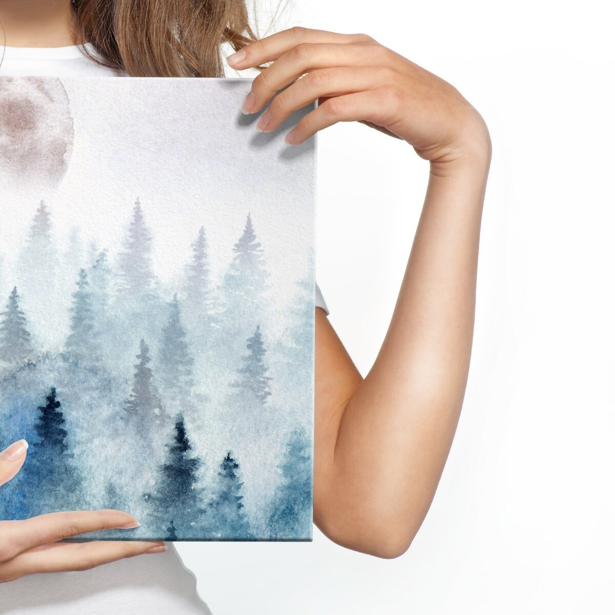 Obraz Canvas Las We Mgle 120x80cm