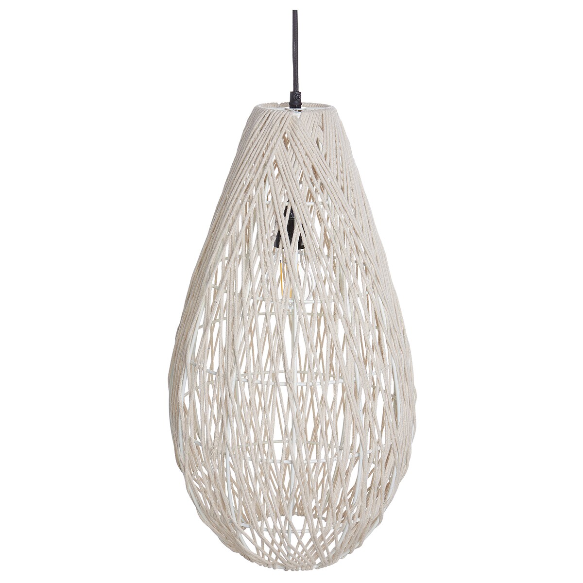 Lampa wisząca ANNOTTO Bawełna Beżowy