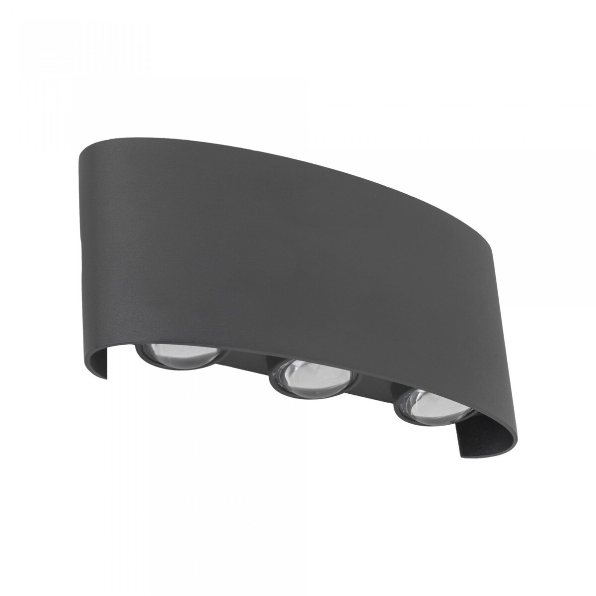 Kinkiet zewnętrzny LED 6W ARROW grafitowy IP54 TK Lighting 18085 natynkowa lampa ścienna 3000K 480 lm